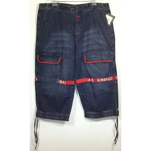 GQ2426◇MARITHE FRANCOIS GIRBAUD : 00's X Supreme Marithé + François Girbaud X-Seam Baggy Denim Short